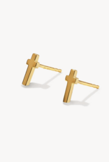 KENDRA SCOTT Cross Stud Earrings