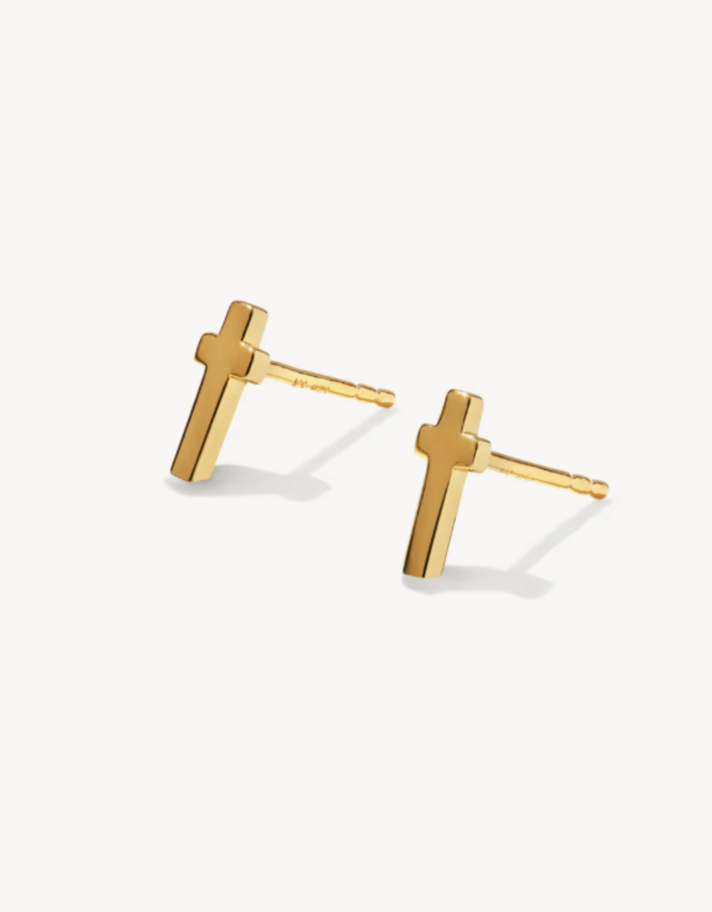 KENDRA SCOTT Cross Stud Earrings