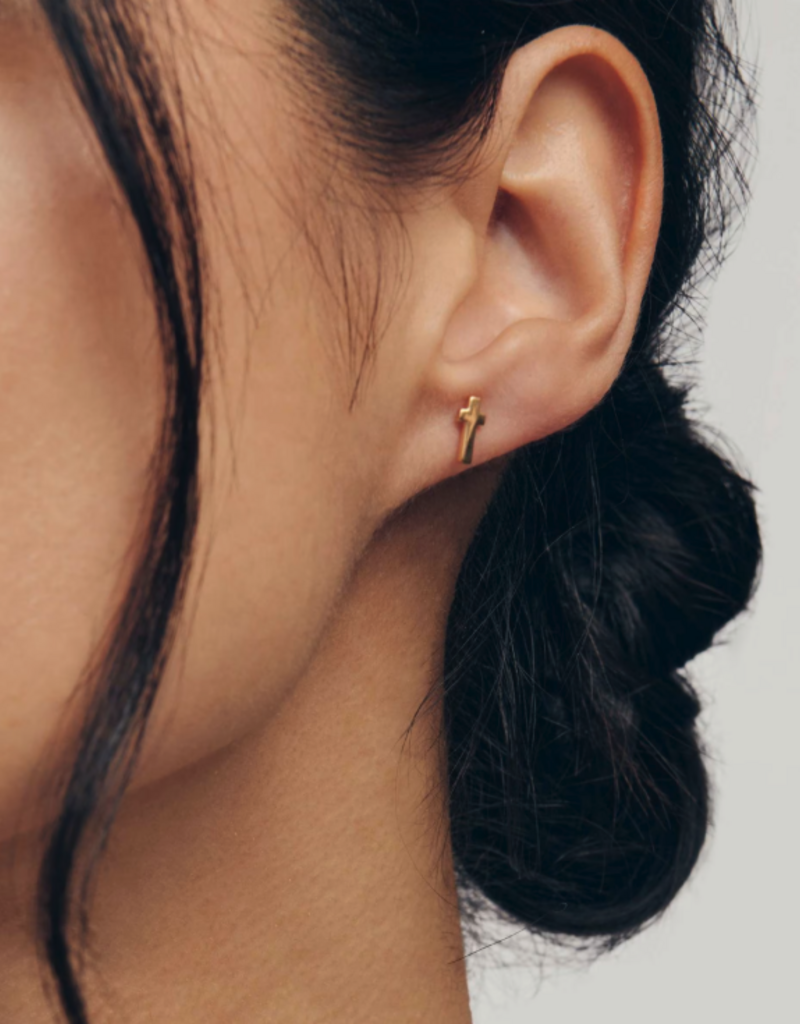 KENDRA SCOTT Cross Stud Earrings