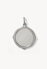 KENDRA SCOTT Cross Sunray Charm in White Topaz