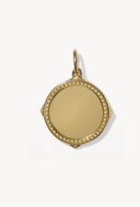 KENDRA SCOTT Cross Sunray Charm in White Topaz
