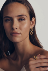 KENDRA SCOTT Dira Open Frame Cocktail Ring in Gold Vermeil