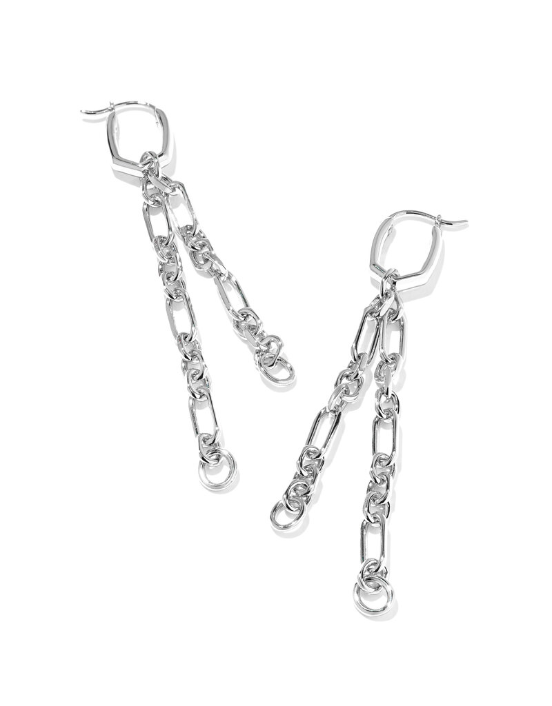KENDRA SCOTT Embry Chain Huggie Earrings