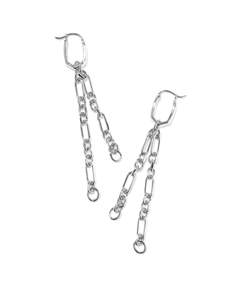 KENDRA SCOTT Embry Chain Huggie Earrings