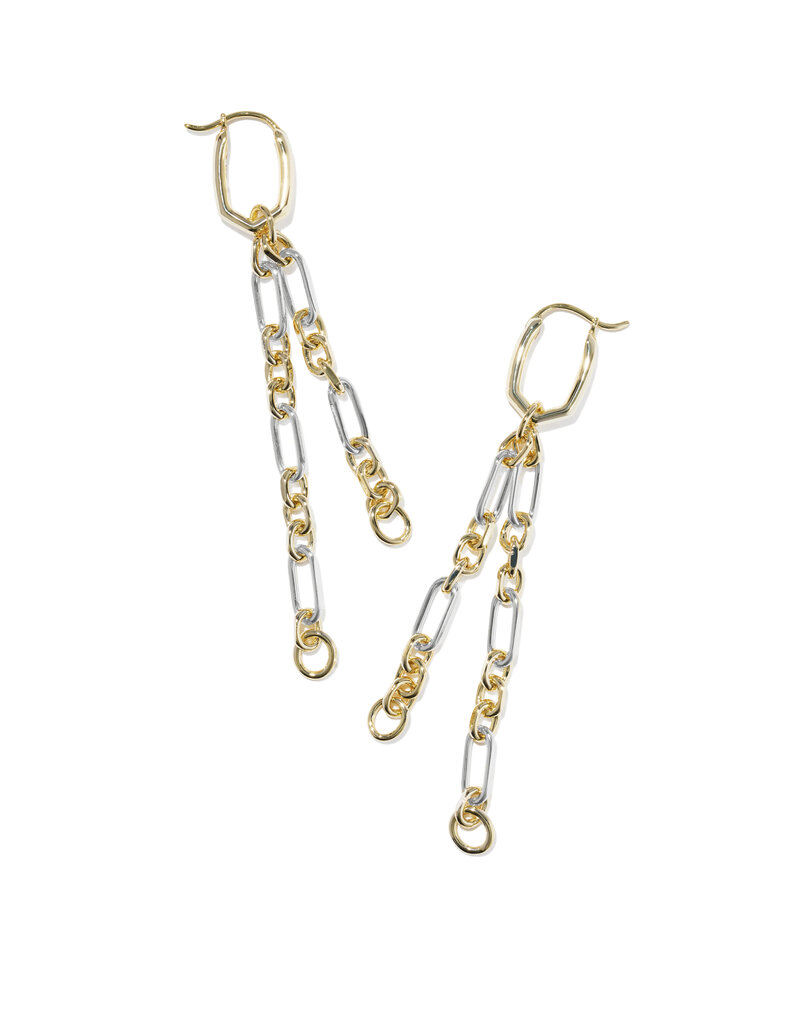 KENDRA SCOTT Embry Chain Huggie Earrings
