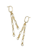 KENDRA SCOTT Embry Chain Huggie Earrings
