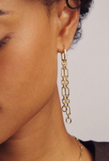 KENDRA SCOTT Embry Chain Huggie Earrings