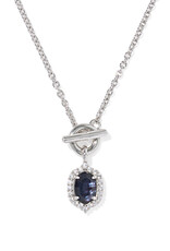 KENDRA SCOTT Daphne Crystal Frame Toggle Necklace
