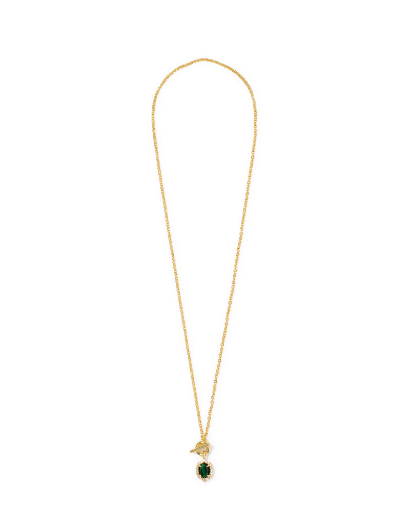 KENDRA SCOTT Daphne Crystal Frame Toggle Necklace