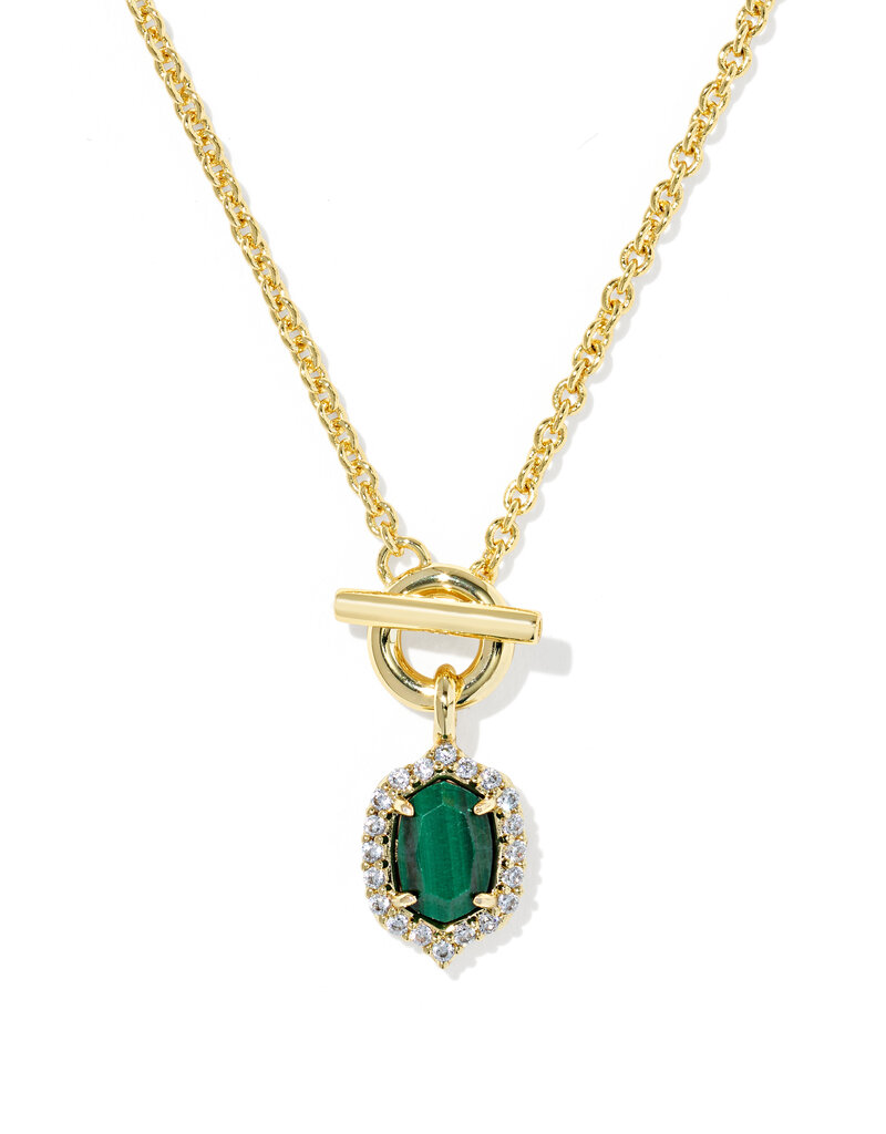 KENDRA SCOTT Daphne Crystal Frame Toggle Necklace