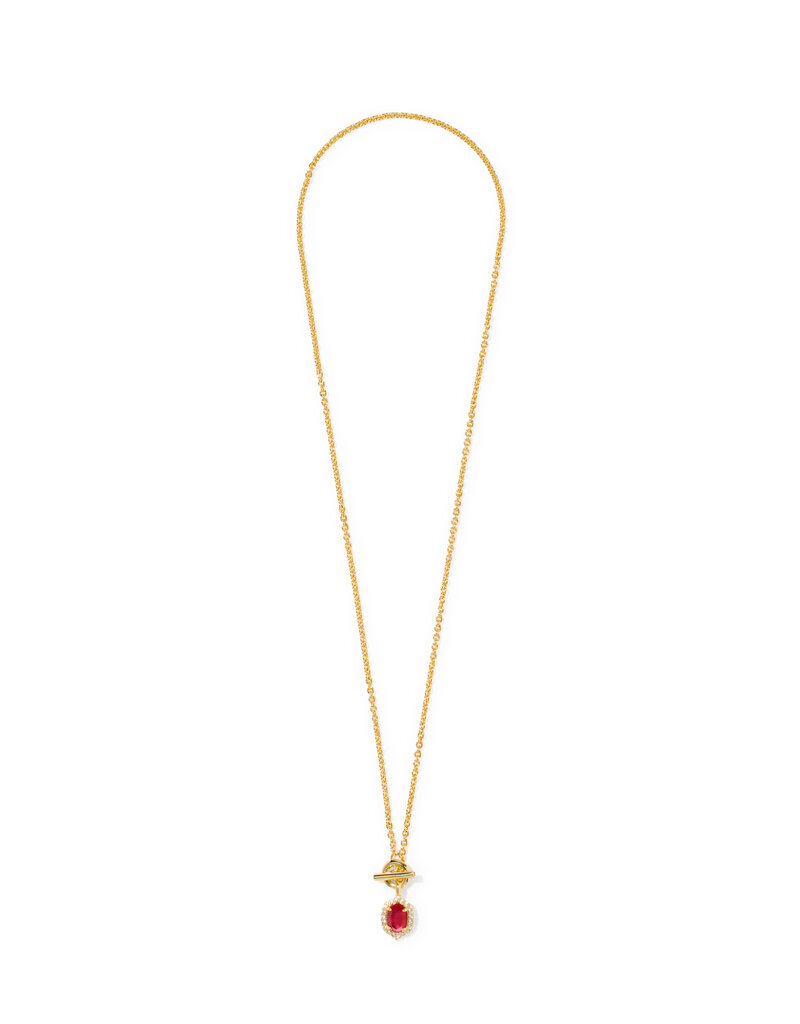 KENDRA SCOTT Daphne Crystal Frame Toggle Necklace