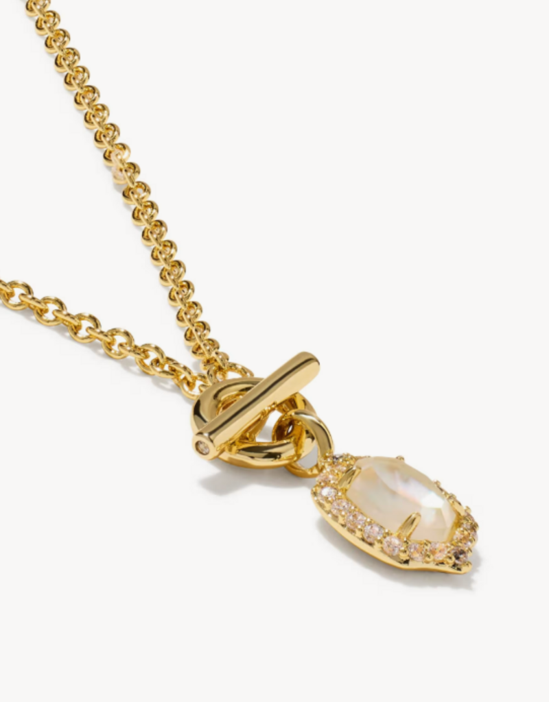 KENDRA SCOTT Daphne Crystal Frame Toggle Necklace
