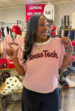 J.HOFFMAN'S - LICENSE *jhoff original design* Texas Tech Scarlet Tee