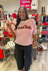 J.HOFFMAN'S - LICENSE *jhoff original design* Texas Tech Scarlet Tee