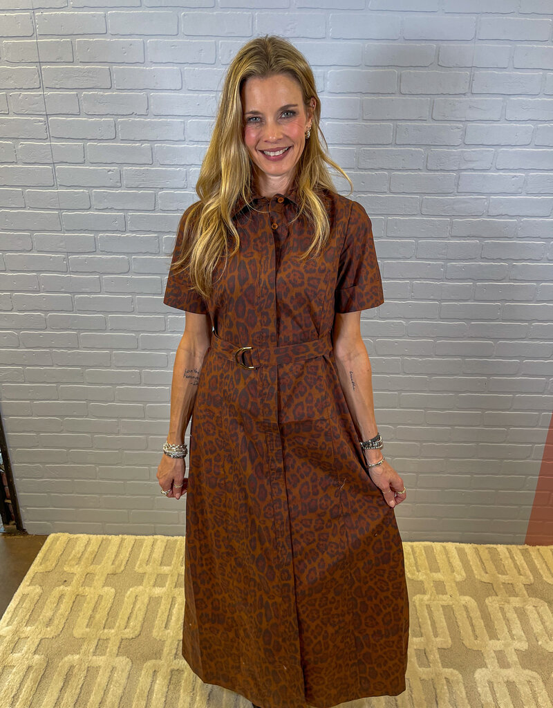 J.HOFFMAN'S Rowan Dress in Loeopard
