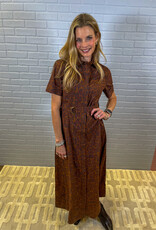 J.HOFFMAN'S Rowan Dress in Loeopard