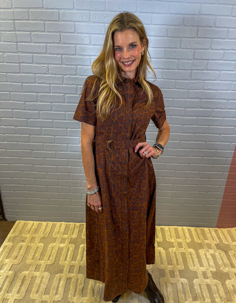 J.HOFFMAN'S Rowan Dress in Loeopard