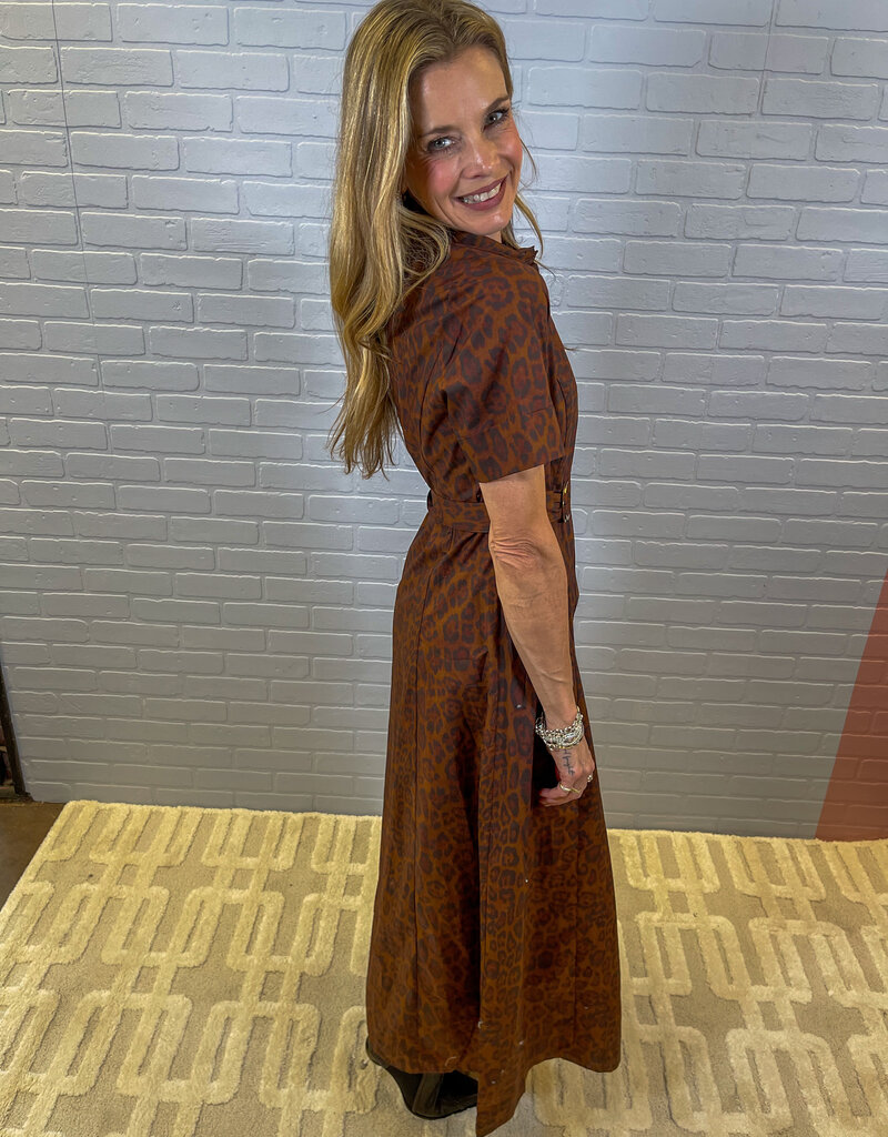 J.HOFFMAN'S Rowan Dress in Loeopard