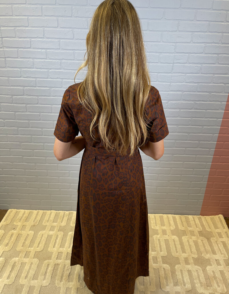 J.HOFFMAN'S Rowan Dress in Loeopard