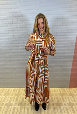 J.HOFFMAN'S Desert Compass Midi Dress