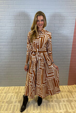 J.HOFFMAN'S Desert Compass Midi Dress