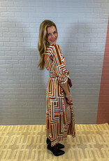 J.HOFFMAN'S Desert Compass Midi Dress