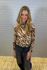 J.HOFFMAN'S Ruth Top in Shadow Zebra