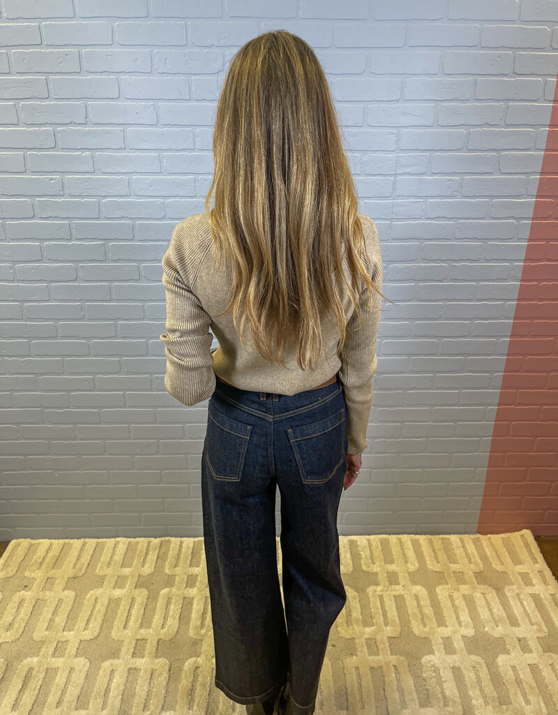 J.HOFFMAN'S Harvest Turtleneck in Khaki