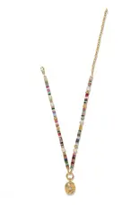 Kosmos Chroma Token Charm Necklace