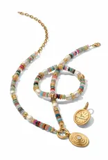 Kosmos Chroma Token Charm Necklace