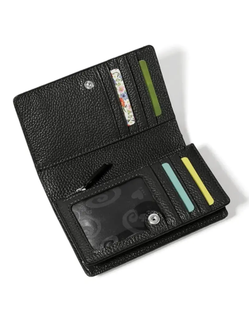 Brave heart Medium Wallet in Black