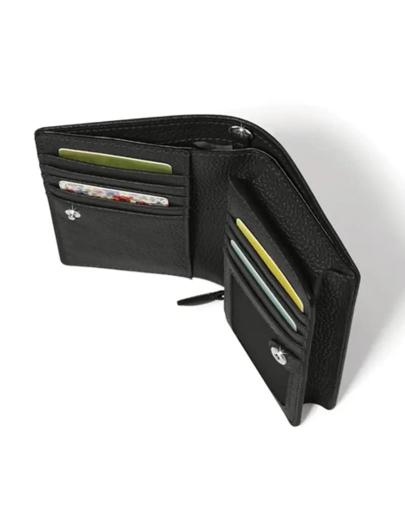 Brave heart Medium Wallet in Black