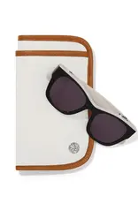 Contempo Double Sunglass Case in White