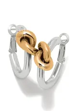 Interlok Single Knot Two Tone Hoop