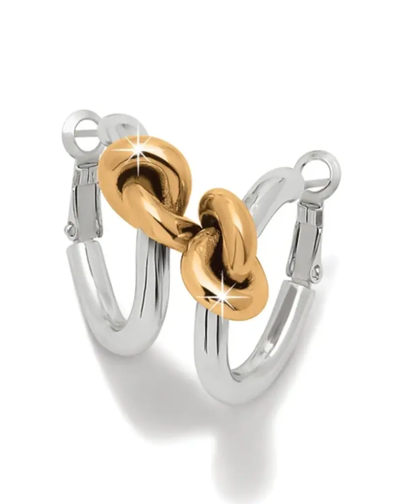 Interlok Single Knot Two Tone Hoop