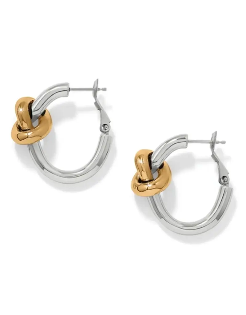 Interlok Single Knot Two Tone Hoop