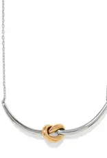 Interlok Single Knot Two Tone Necklace