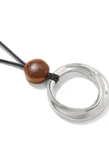 Cascade Rio Wood Ring Necklace