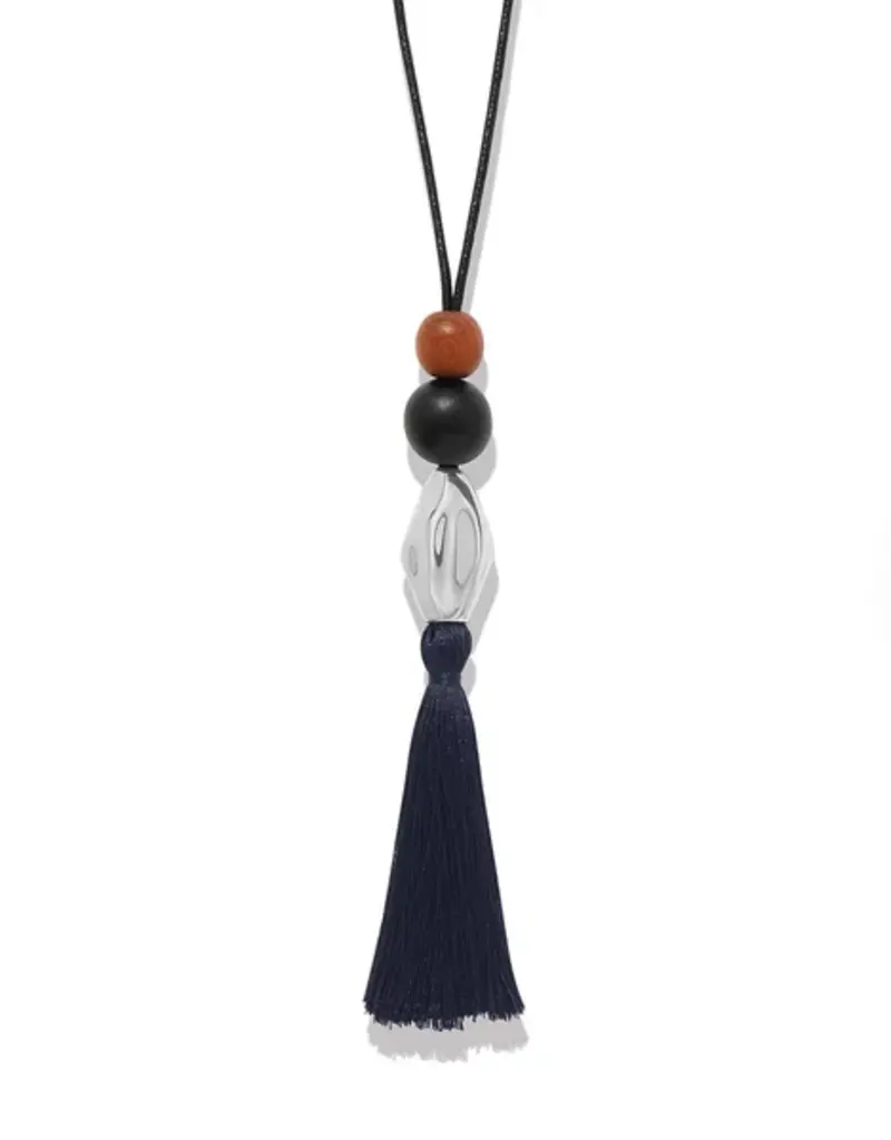Cascade Rio Wood Tassel Necklace