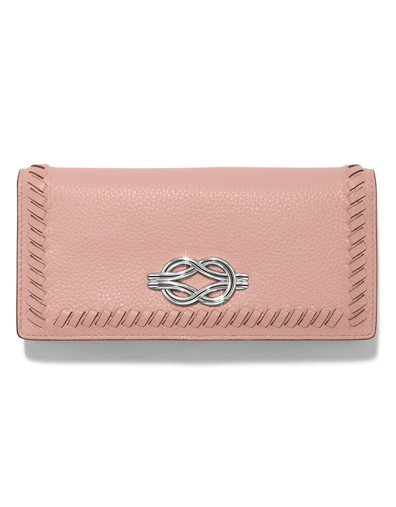 Interlok Harmony Slim folio Wallet in Pink Sand