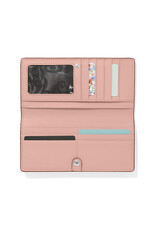 Interlok Harmony Slim folio Wallet in Pink Sand