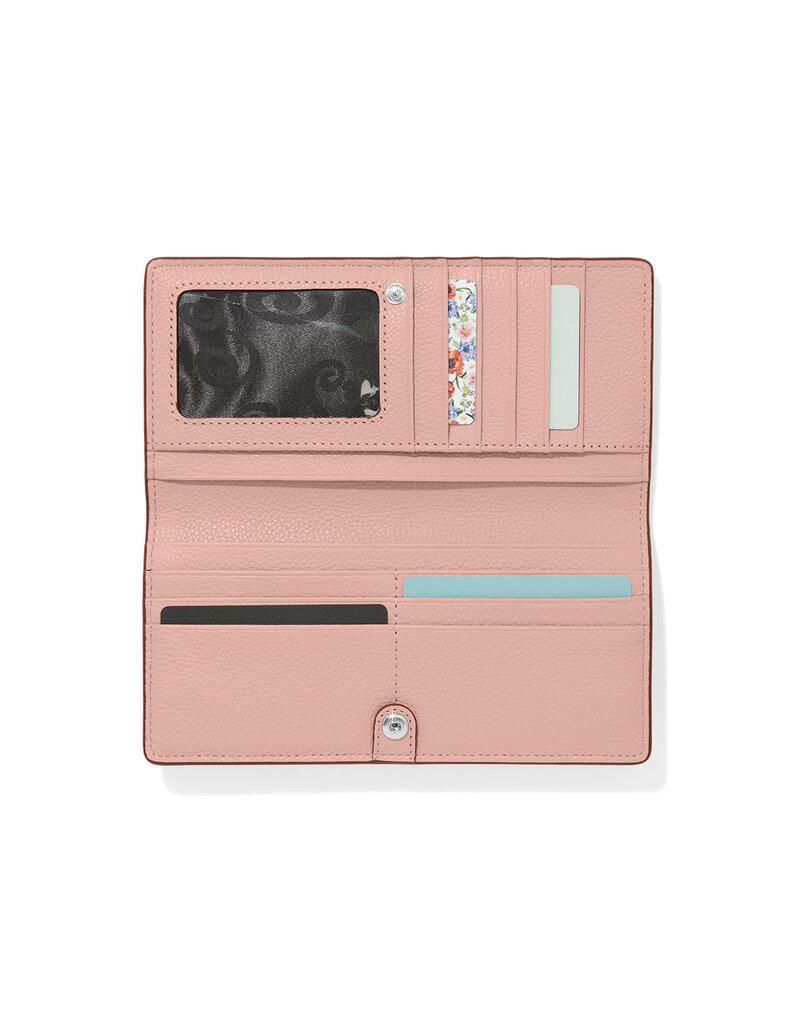 Interlok Harmony Slim folio Wallet in Pink Sand