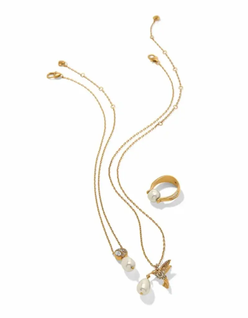 Trust Your Journey Pearl Necklace