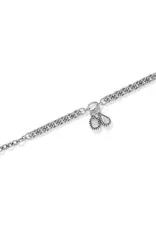 Twinkle Luxe Charm Link Bracelet in Blue