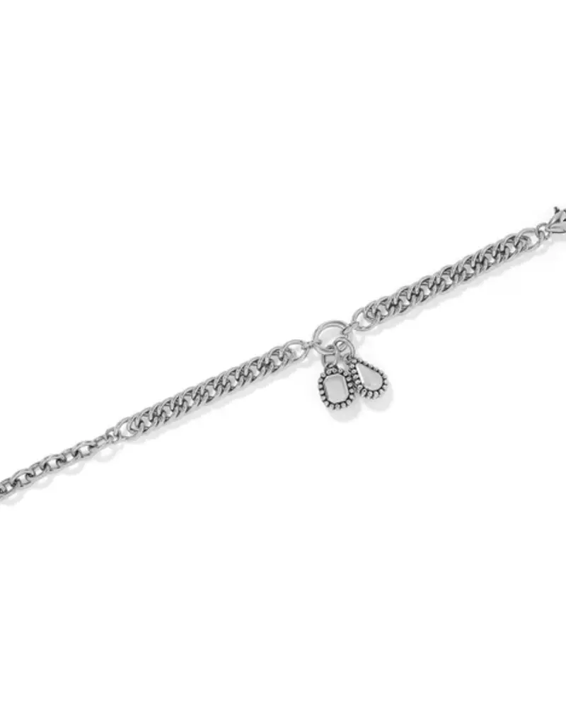 Twinkle Luxe Charm Link Bracelet in Blue