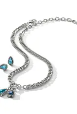 Twinkle Luxe Teardrop Post in Blue