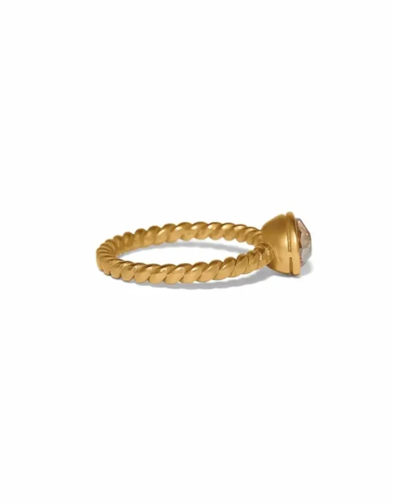 Trust Your Journey Double Pearl Ring
