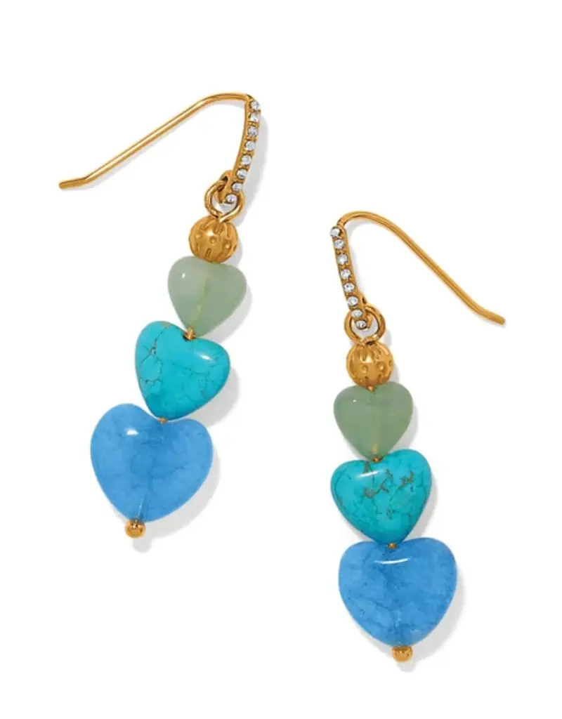 One Heart Multi Heart Beaded French Wire