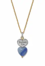 One Heart Duo Heart Petite Necklace