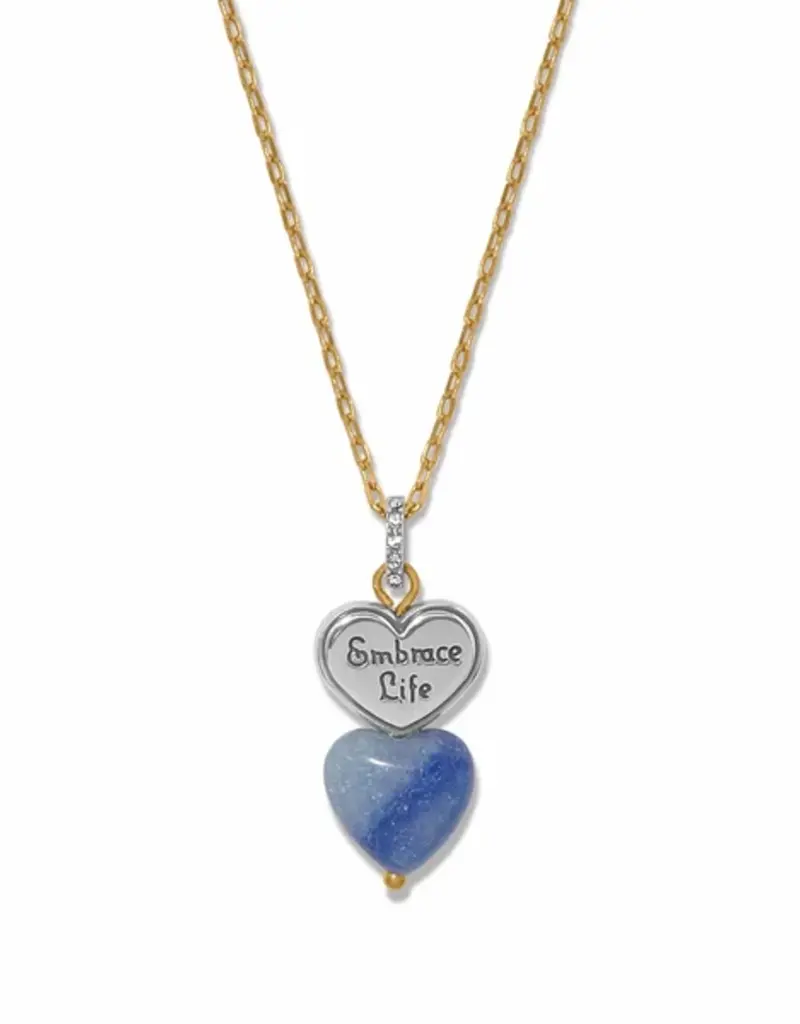 One Heart Duo Heart Petite Necklace